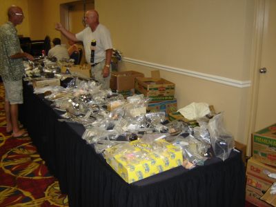 Parts galore at the vendor tables

