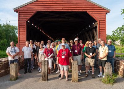 A cruise to a covered bridge
