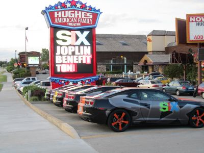 "SIX" The most popular show in town was next to our host hotel
