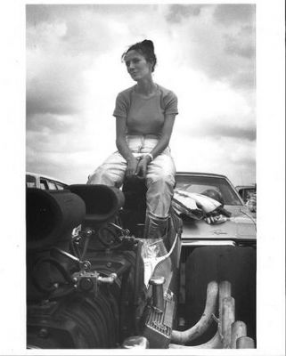 Interesting Mood 1970 with Girl Driver
