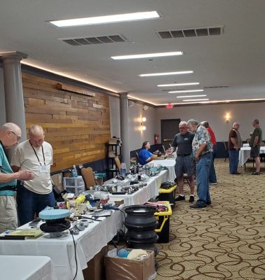 Several Vendors selling merchandise
