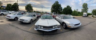 SEVERAL Rivieras in the hotel parking lot during the week
