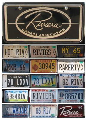 Several Interesting License Plates in attendance
