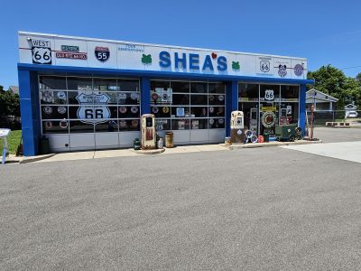 Local area “Historic Old Route 66” Attractions ...
Shea’s Gas Station
