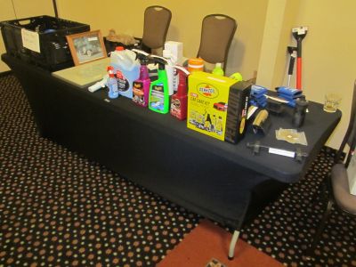 Vendors with Merchandise in the Hospitality Room
