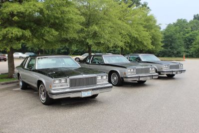 An Unusual quantity/gathering of Buick’s 75th anniversary Rivieras’
