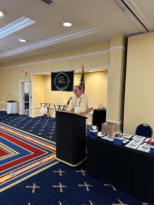 Chip Aeppli had a few Words for Members …
Our awards presenters were Board President Russ Norton and MC Chip Aeppli
