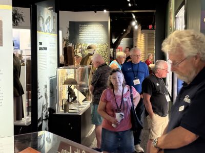 Members at the “Beyond the Battle” Museum
