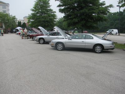 Winners Circle cars on Display
