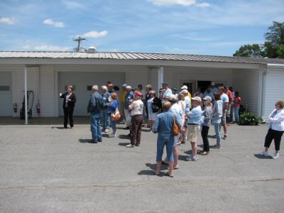 We received a guided tour of the Petty Museum & Garage
The Manager of the Museum, Bonnie, gave us a guided tour of the grounds
