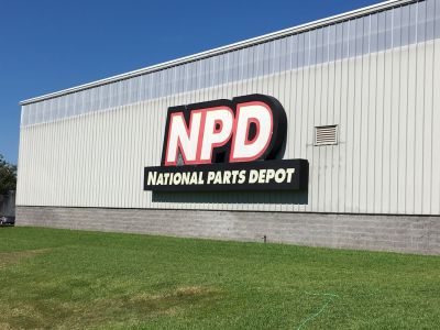 Our Friday morning tour … National Parts Depot (NPD)
Rick Schmidt, NPD’s COO, graciously took the time to be our personal guide
