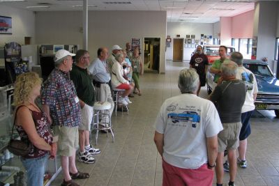 Friday morning tour … National Parts Depot (NPD)
Rick Schmidt, NPD’s COO, graciously took the time to be our personal guide
